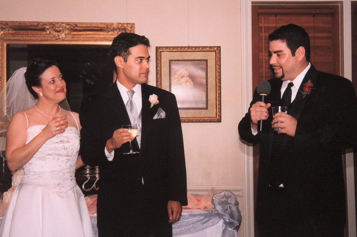 The Best Man toasts the Newlyweds