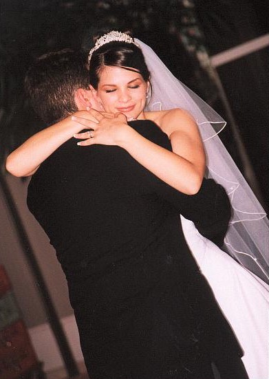The First Dance with a beautiful bride