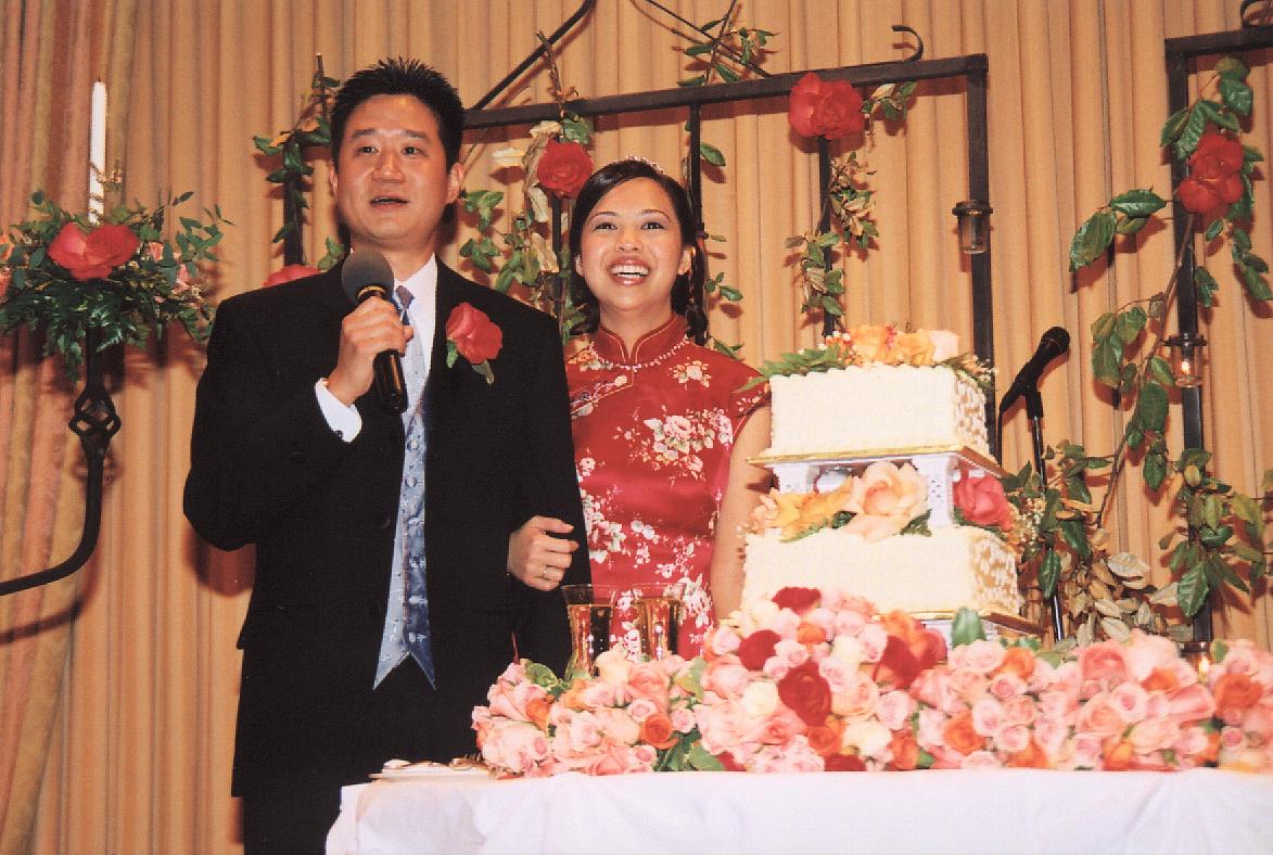 The Bride and Groom thank their guests