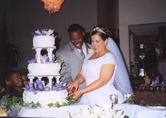 Cutting the cake